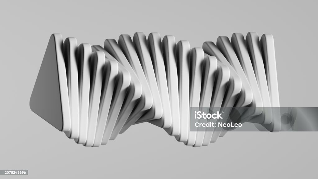 Simple Column Object 3d Render Abstract Minimalist White Background Group Of Simple Objects ...