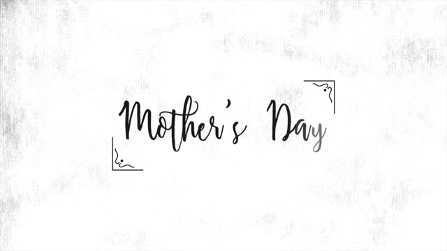 Handwritten Mothers Day in cursive on textured background