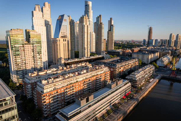 istock Puerto Madero skyline at sunset 2078258866