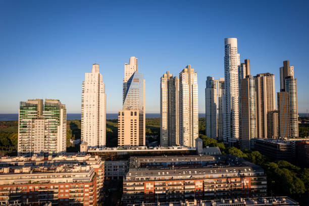 istock Puerto Madero skyline at sunset 2078258884