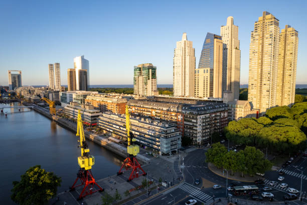 istock Puerto Madero skyline at sunset 2078258900