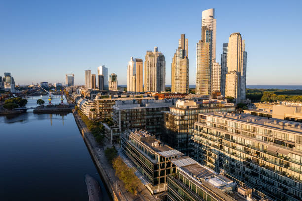 istock Puerto Madero skyline at sunset 2078258939
