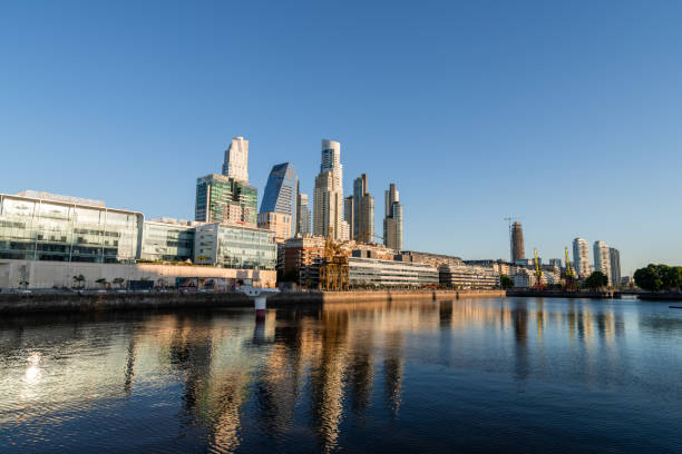 istock Puerto Madero skyline at sunset 2078260016