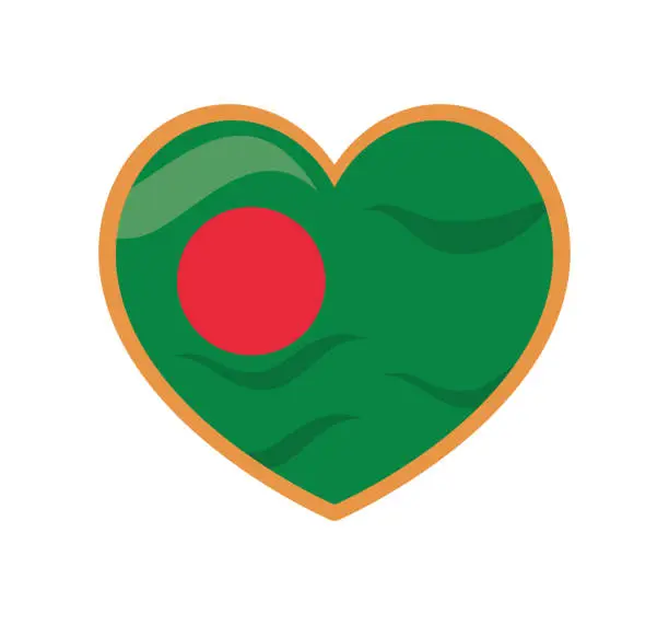 Vector illustration of bangladesh independence day freedom