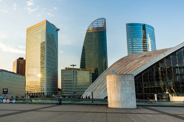 High-rise buildings in Paris la Defense