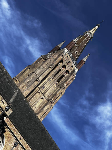 Medieval Church of Our Lady in Bruges, Belgium