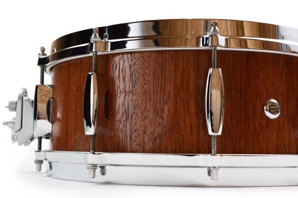 istock Snare drum made with merbau wood isolated 2078302441