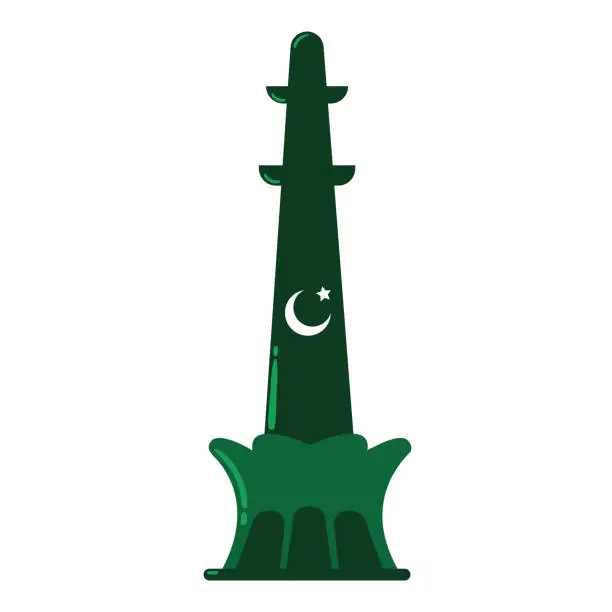 Vector illustration of Pakistan Day