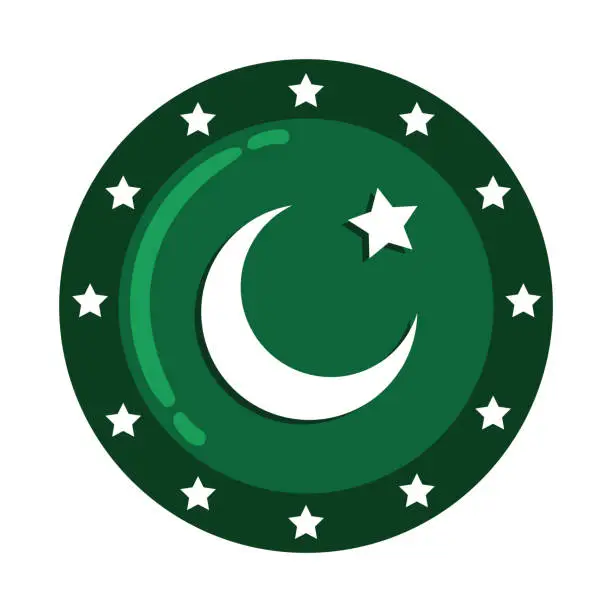 Vector illustration of Pakistan Day