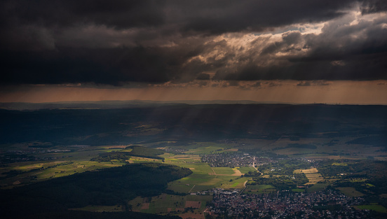 Central Germany from the air