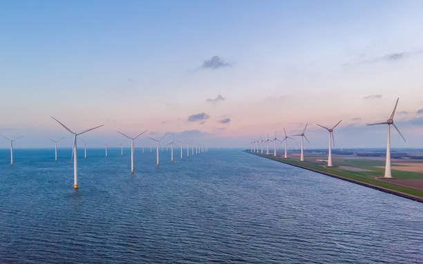 istock Windmill park in the ocean 2078317432