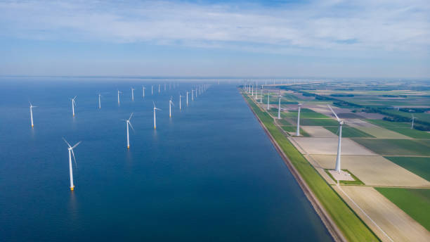 istock Windmill park in the ocean 2078317444