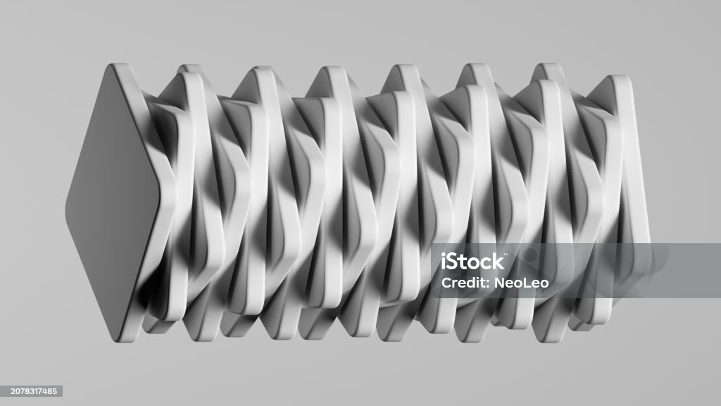 Simple Column Object 3d Render Abstract Minimalist White Background Group Of Simple Objects ...