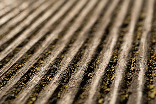 Old rustic decking background, wooden surface with copied spaces.