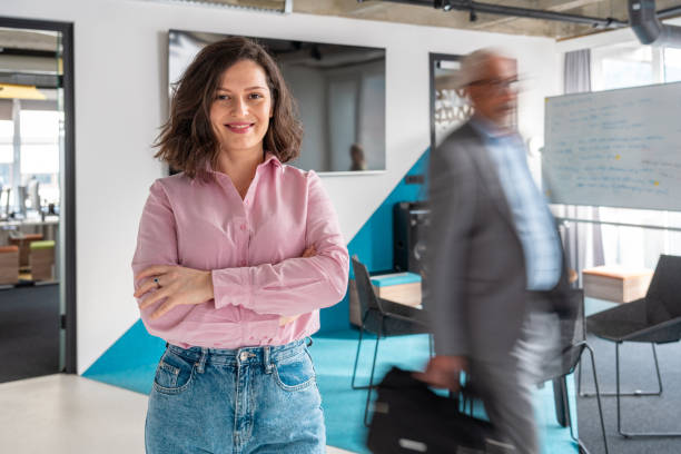 istock Confident Mixed Race Female Business Professional in Office Environment 2078320369