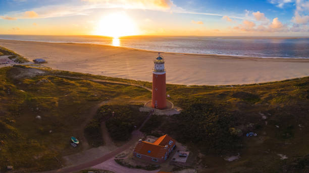istock exel lighthouse during sunset Netherlands Dutch Island Texel 2078359579