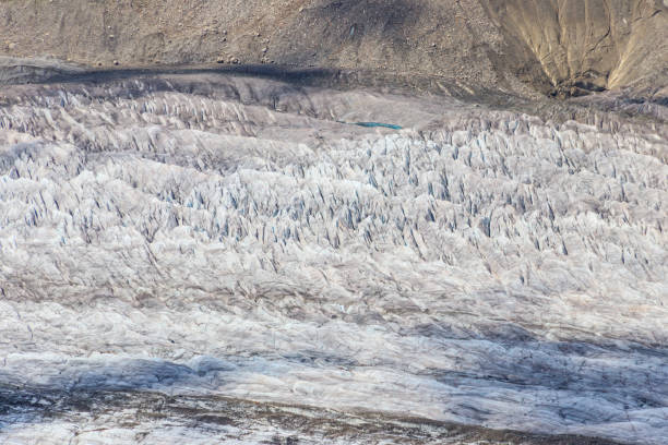 Close-up of Aletsch Glacier, Switzerland