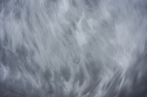 Nature Pattern in Motion. Abstract Storm Clouds Background.