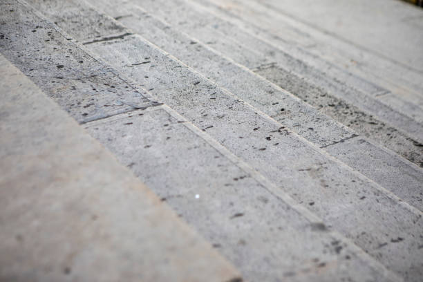 istock Stone steps outside the Bourse in Brussels 2078432031