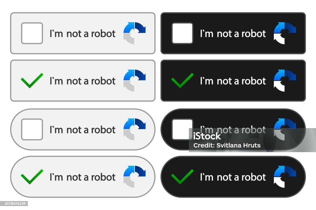 Captcha Im Not A Robot Robot Verification Recaptcha Captcha With ...