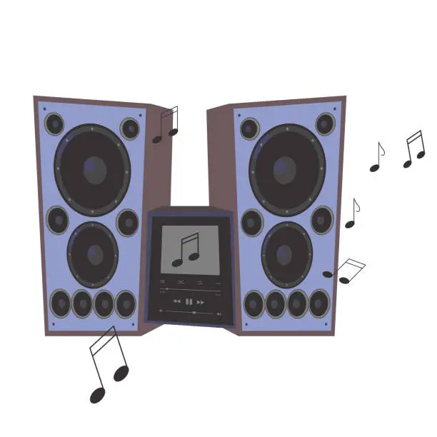 Vector illustration of Music Player Interface