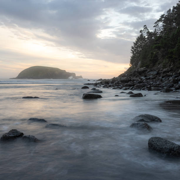 istock The ocean is calm and the sky is cloudy 2078495891
