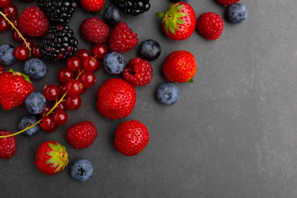 istock Berries. Various colorful berries Strawberry, Raspberry, Blackberry, Blueberry close-up Bio Fruits, Healthy eating, 2078495912