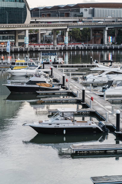 Yachts standing at Gocek marine