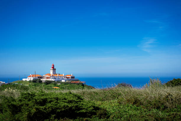 Portuguese Coastal Beauty: Cabo da Roca Lighthouse Overlooking the Ocean