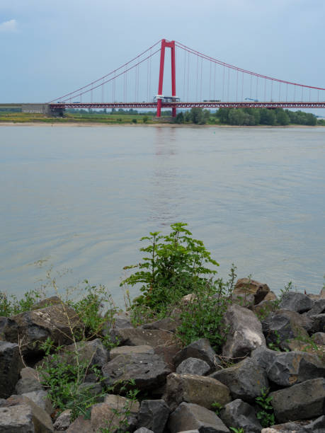 emmerich at the rhine river in germany
