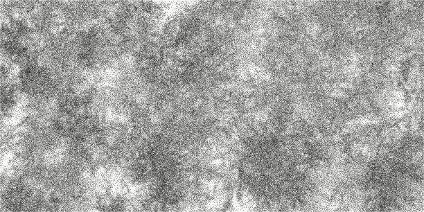 czarne kropkowane teksturowane tło, hałaśliwe, ziarniste kropki - odwaga stock illustrations