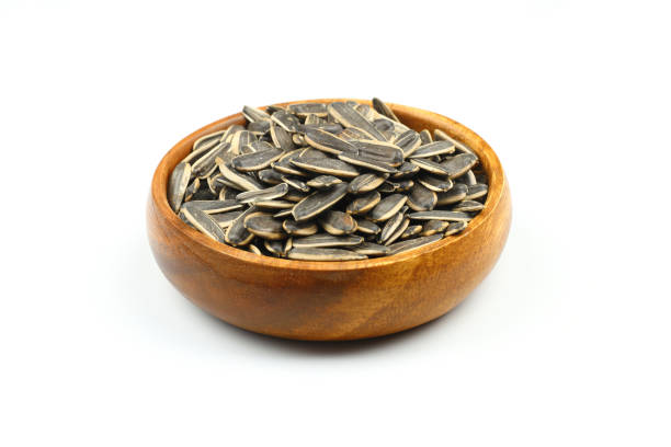 istock Dried Seed of Sunflower on white background. 2078699070