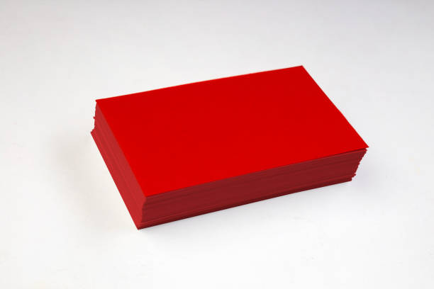 istock stack of red blank business cards on white background. 2078815053