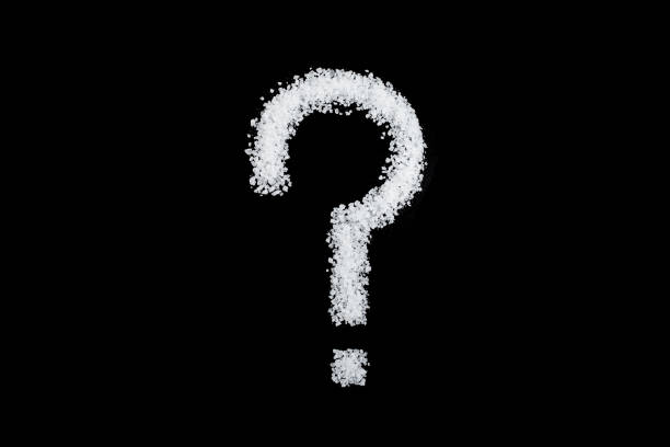 Question mark on white background. Business support concepts, questions, doubts, causes.