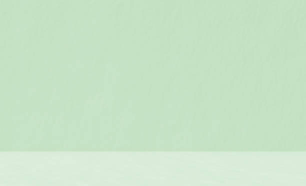 istock Empty green concrete room studio pastel for product presentation display. 2078866517