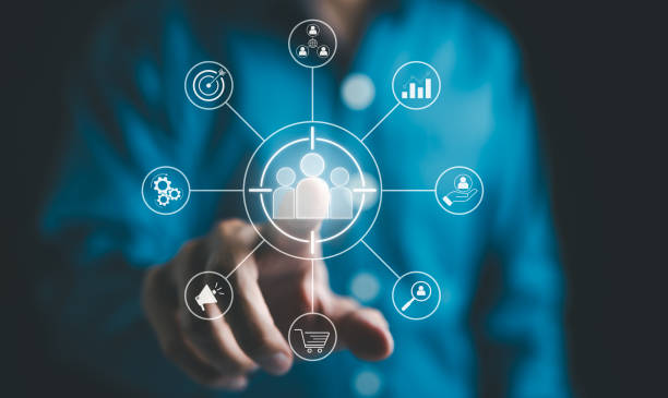 istock CRM Customer Relationship Management concept. Global business customer network technology. Data exchange development. Customer service, social media. Digital marketing online, Advertising on internet, 2078875551
