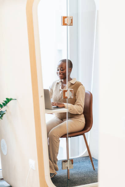 istock Online meeting in Silent Booth 2078931528
