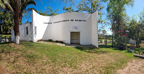 Panama, Boquete, January 24, 2024, Nancito archaeological park museum building