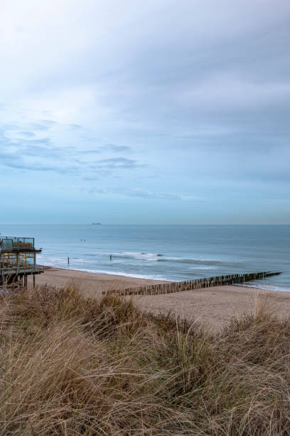 istock Beach near Domburg town in spring fresh morning with cloudy sky 2078980011