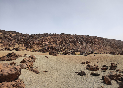 Teide National Park in Tenerife.Tenerife is the largest of Spain's Canary Islands, off West Africa.