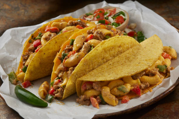 Mexican Mac and Cheese Taco's