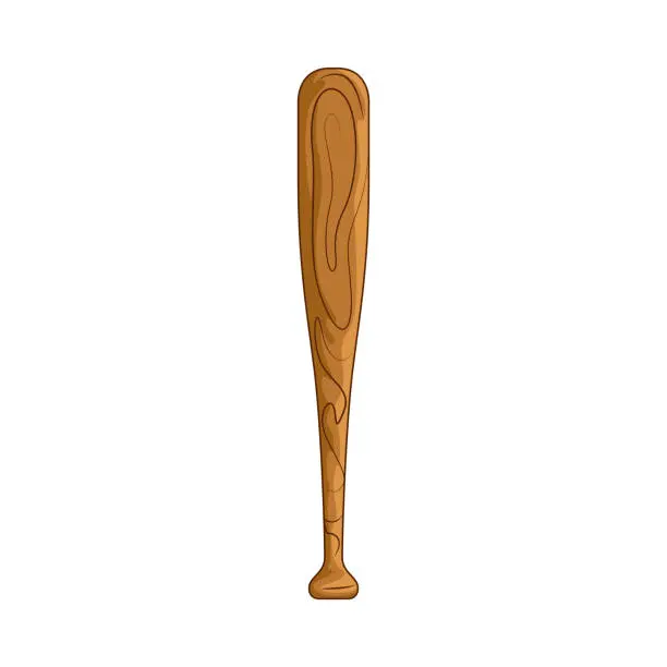 Vector illustration of Baseball bat