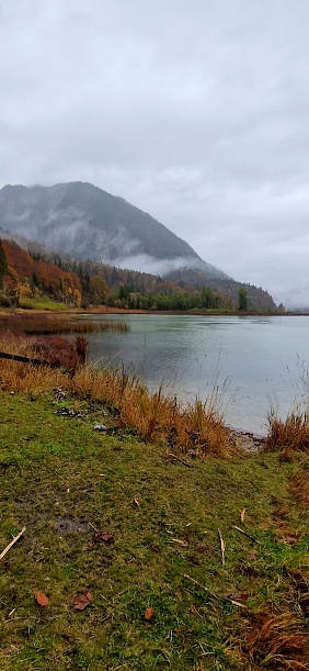 Weitsee Nähe Reit im Winkel 3 Seengebiet im Herbst