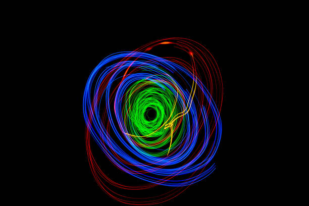 istock Moving swirls of colored lights 2079409248