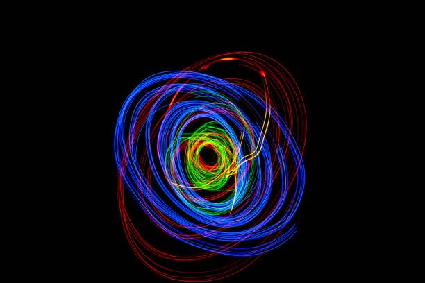 istock Moving swirls of colored lights 2079409767