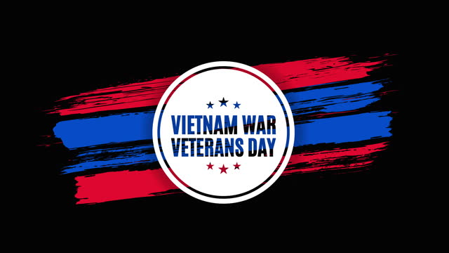 Vietnam War Veterans Day watercolor poster, card. 4k