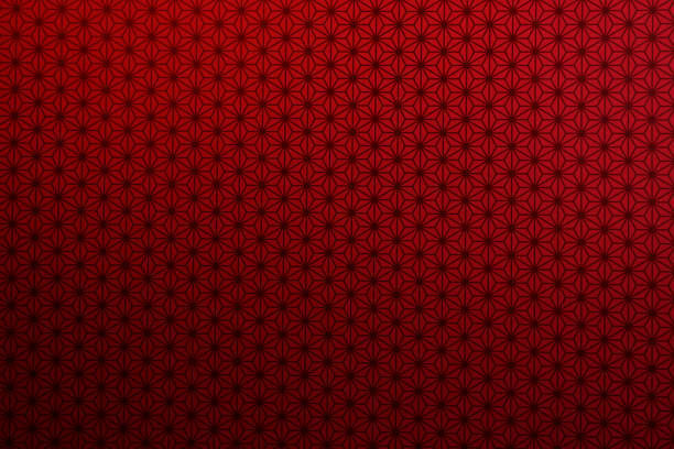 istock Japanese paper of black and red 2079485821