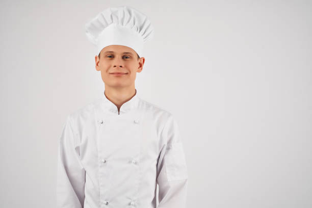 istock Cheerful male chef restaurant work staff cooking 2079502394