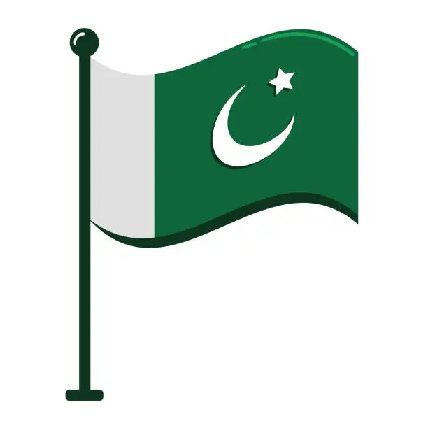 Vector illustration of Pakistan Day