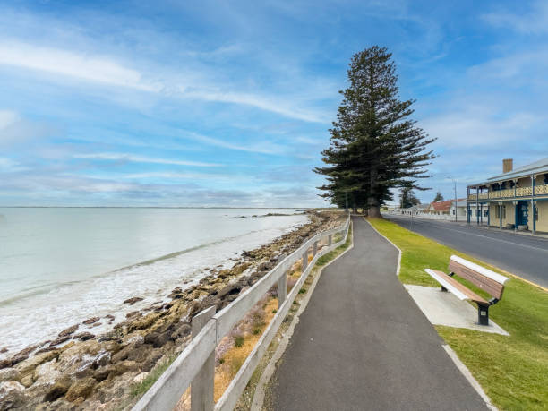 istock Walking path along Mundy Terrace in Robe town centre, South Australia 2079707257